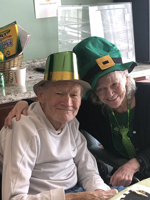 Assisted Living Amenities assisted living Cabot Cove St Patricks Day festivities