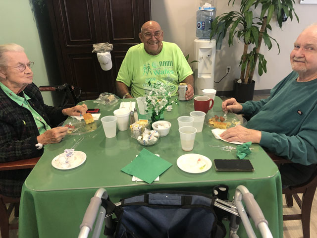 Assisted Living Amenities assisted living Cabot Cove St Patricks Day fun