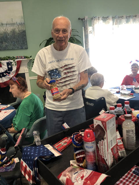 Header 4th of July fun at our assisted living community